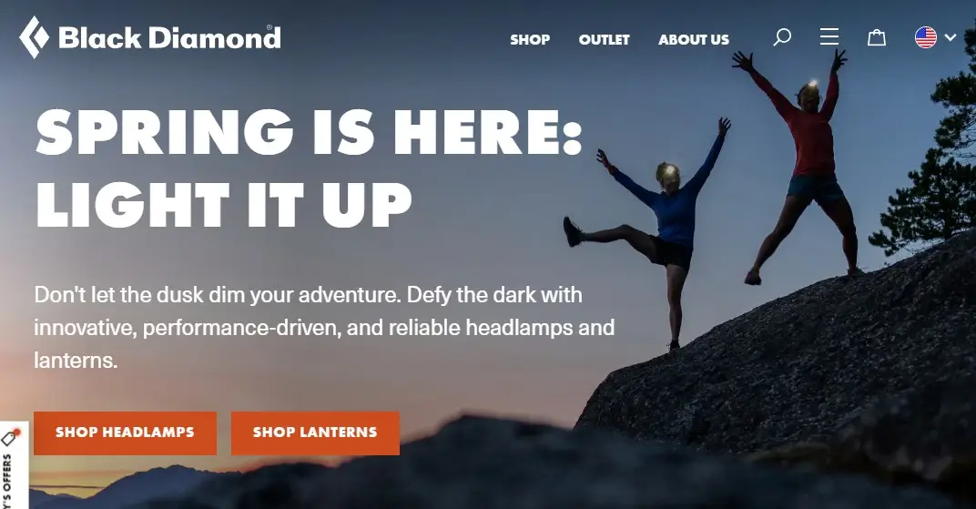 Black Diamond website