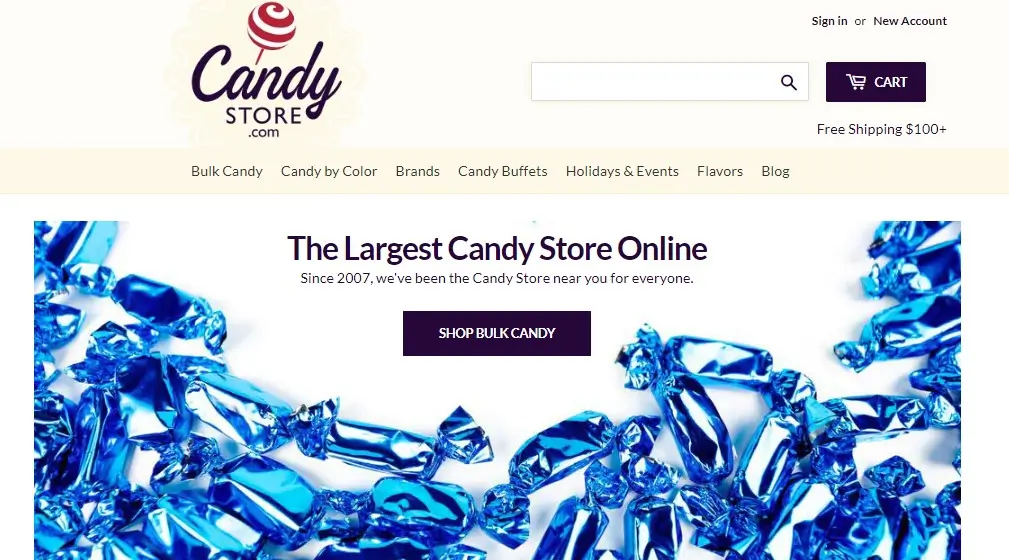 CandyStore.com website