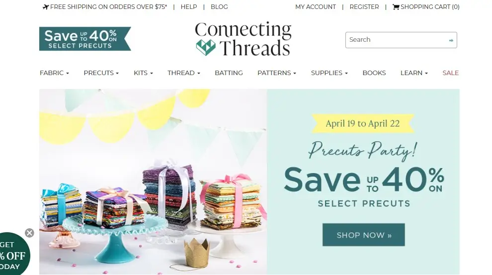 Connecting Threads website