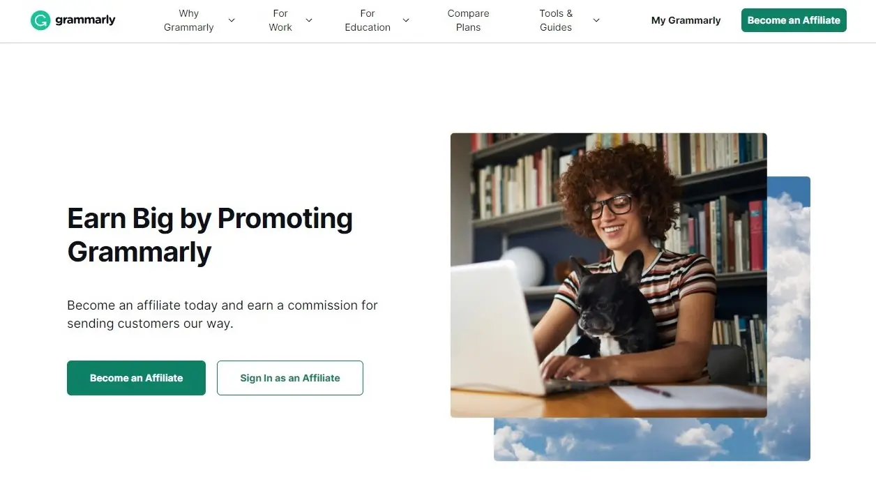 Grammarly affiliate website