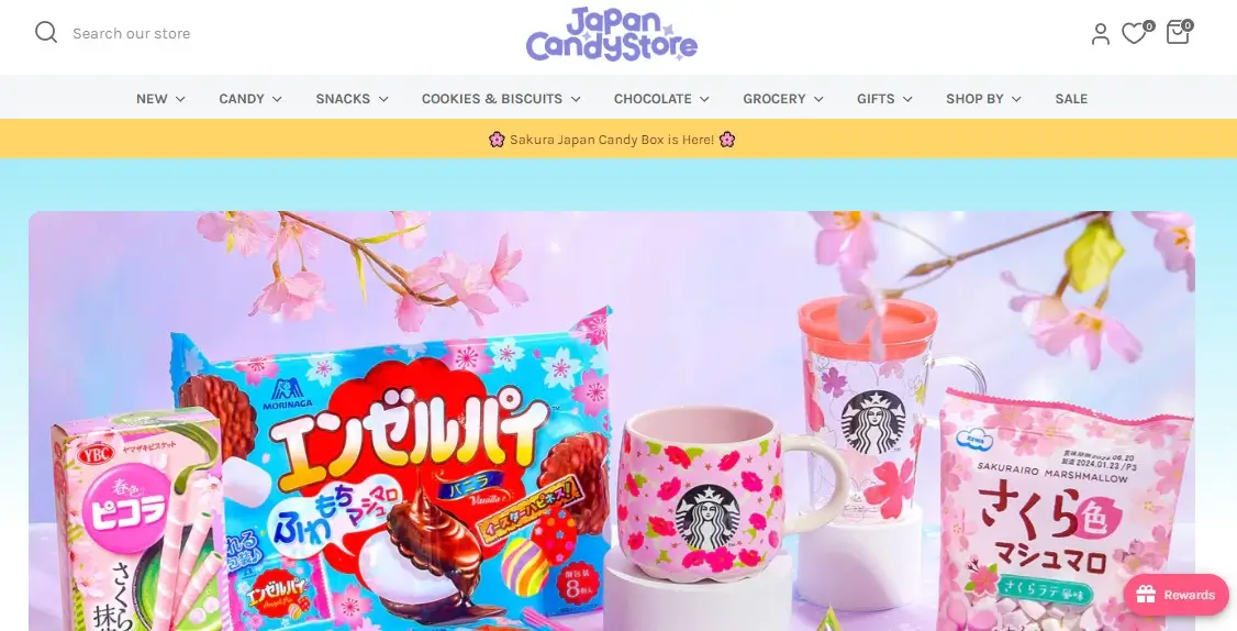 Japan Candy Store website