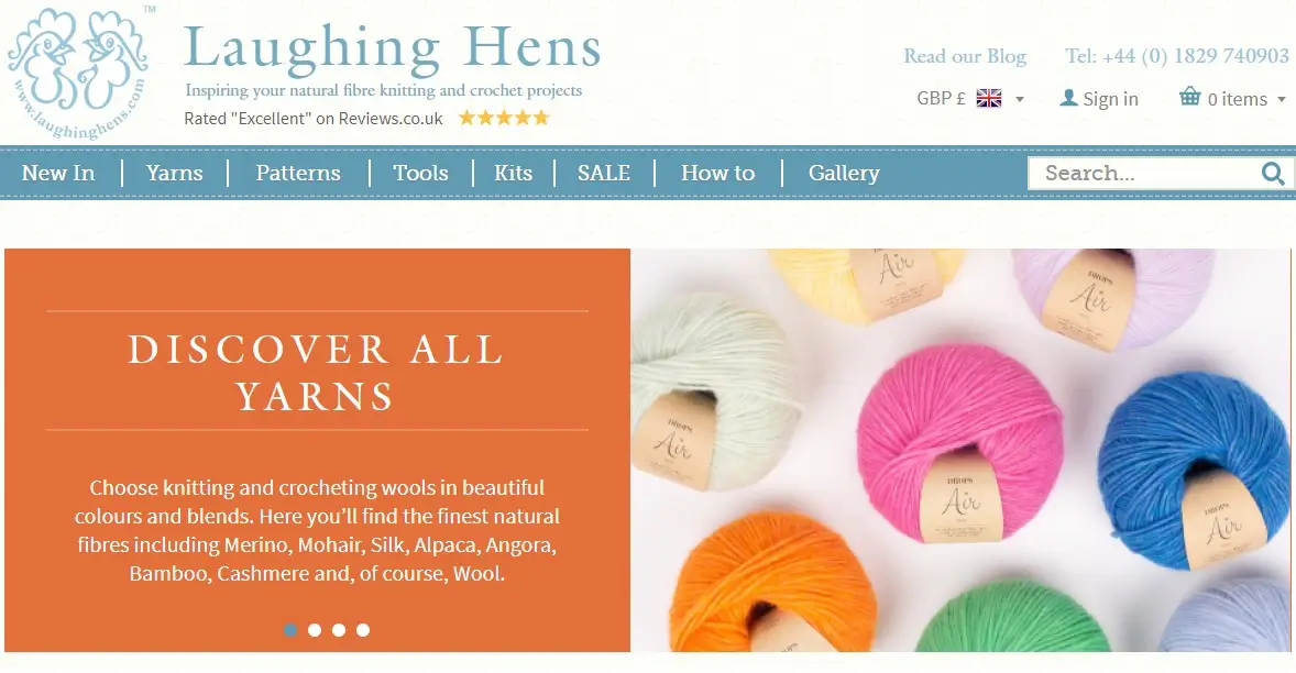 Laughing Hens homepage