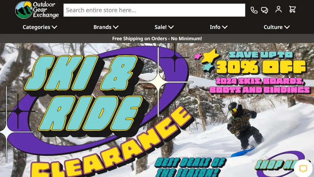 Outdoor Gear Exchange website