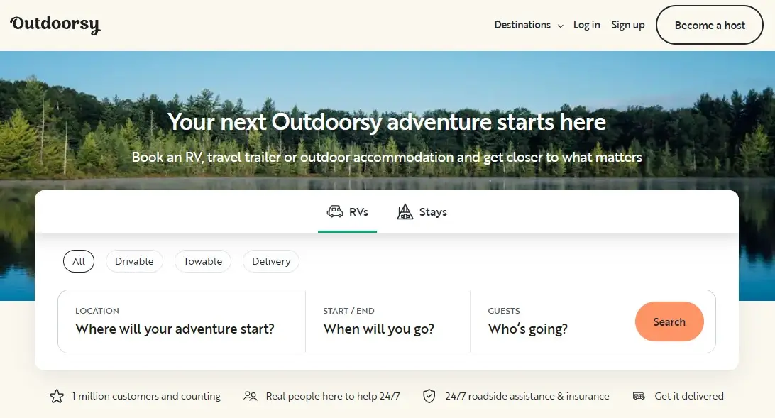 Outdoorsy website