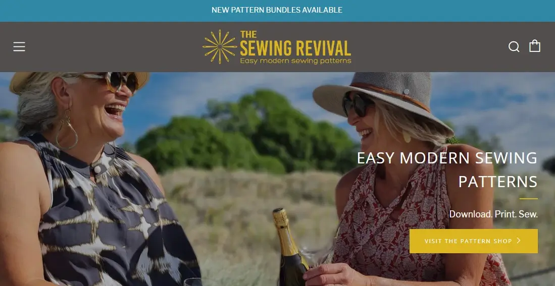 The Sewing Revival website